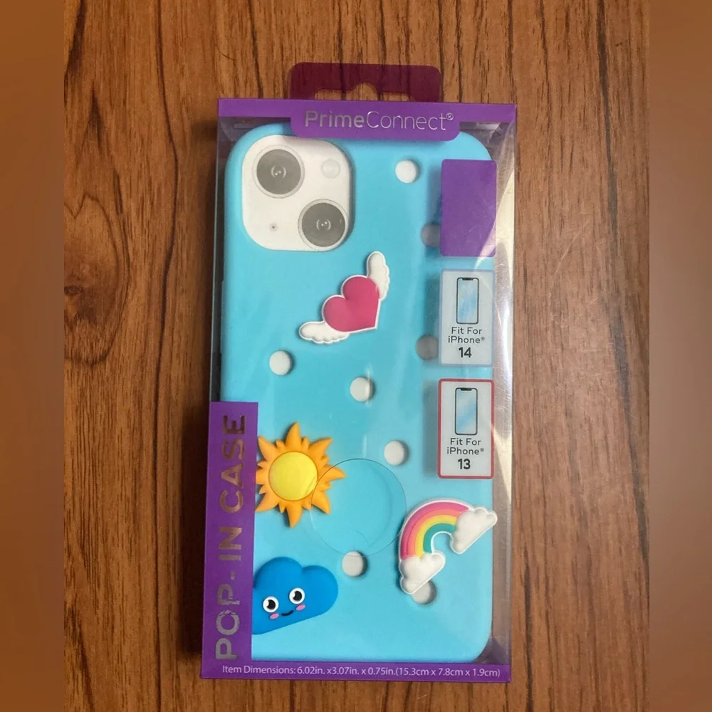 Blue phone case